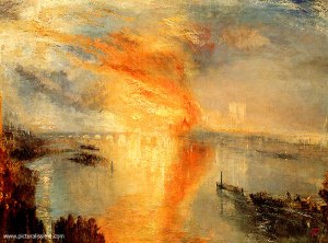 Incendio de la cámara de los Lores y de los Comunes el 16 de Octubre de 1834, 1835