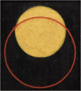 Composición sin objeto nEsfera cromática del círculo%22 1918